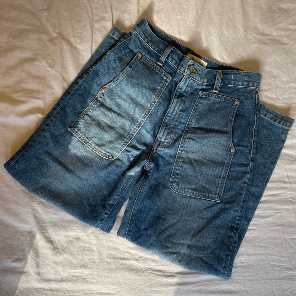 Madewell Carpenter Balloon Jeans, size 27
